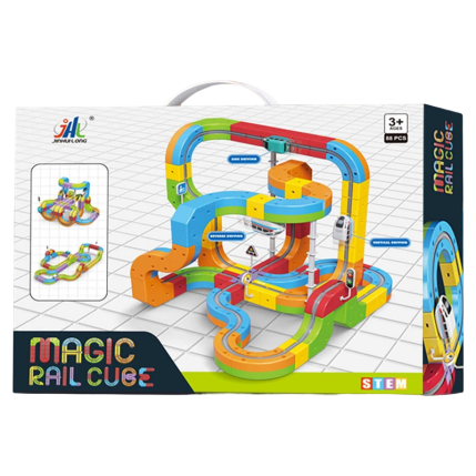 roller coaster track building block