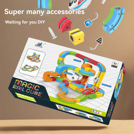 roller coaster track building block