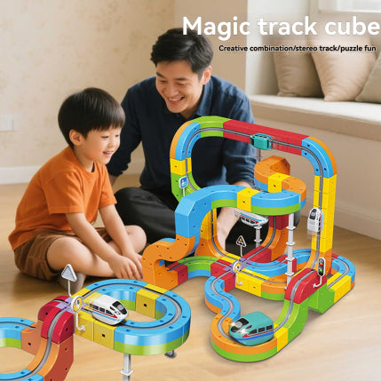 roller coaster track building block