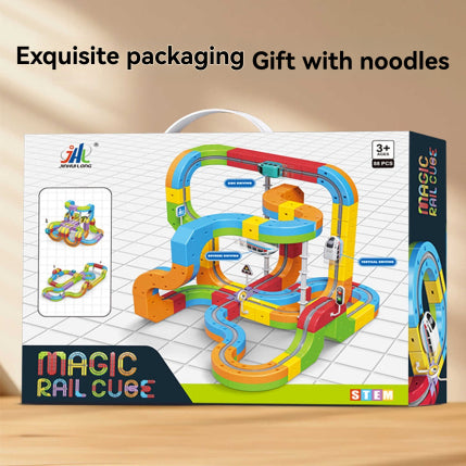 roller coaster track building block