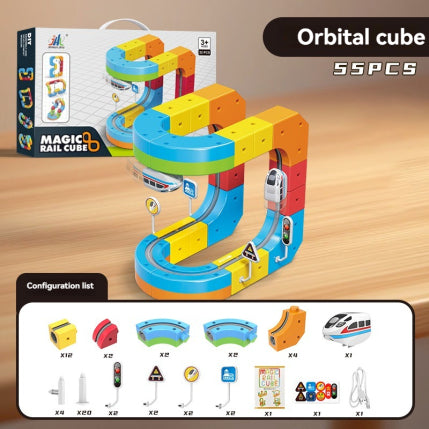 roller coaster track building block