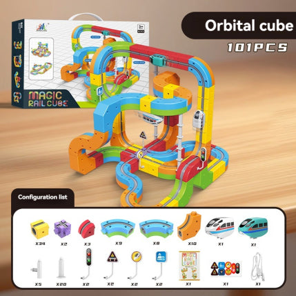 roller coaster track building block